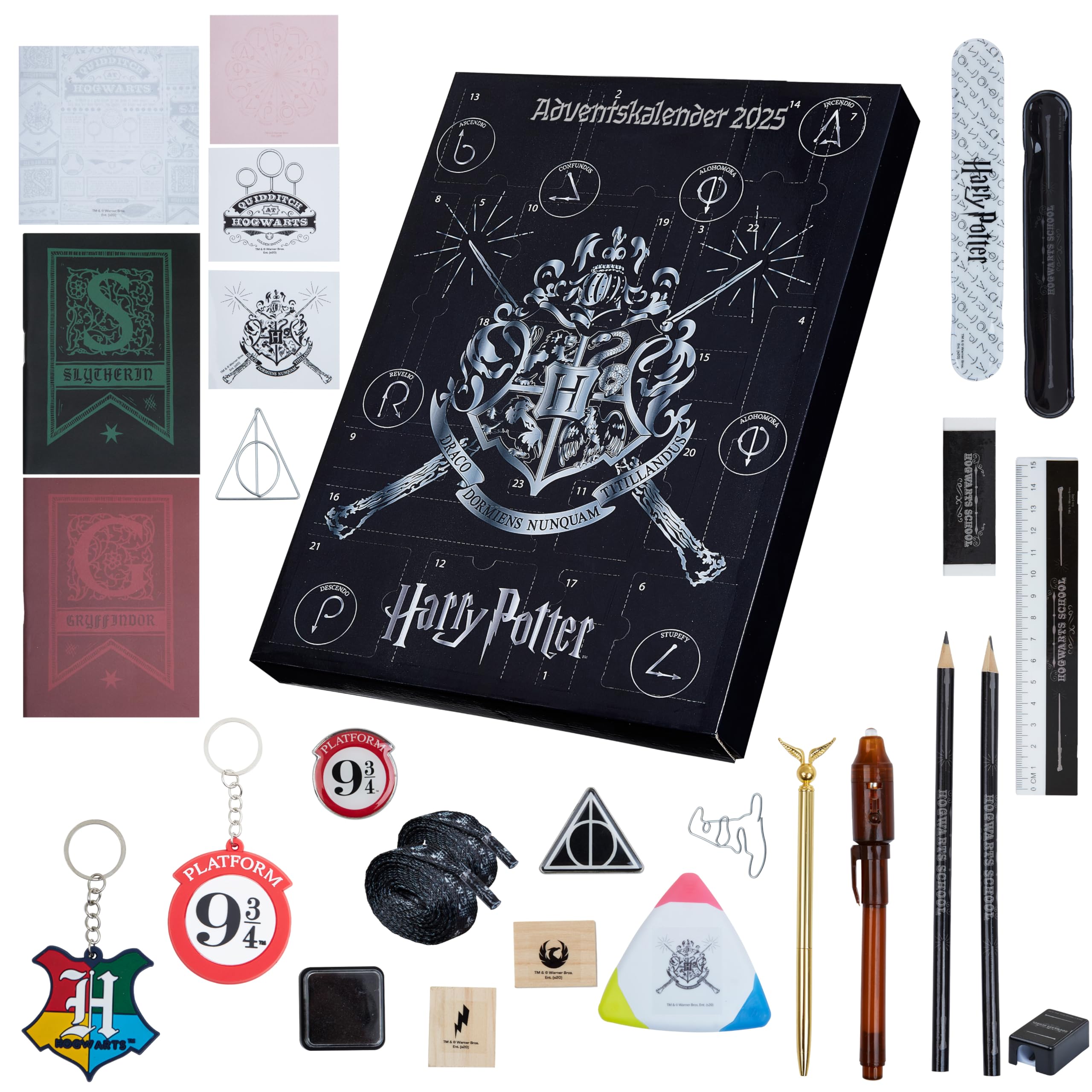  Harry Potter Adventskalender 2025 - Schreibwaren für Kinder und Teenager
| Harry Potter Adventskalender 2025 - Schreibw