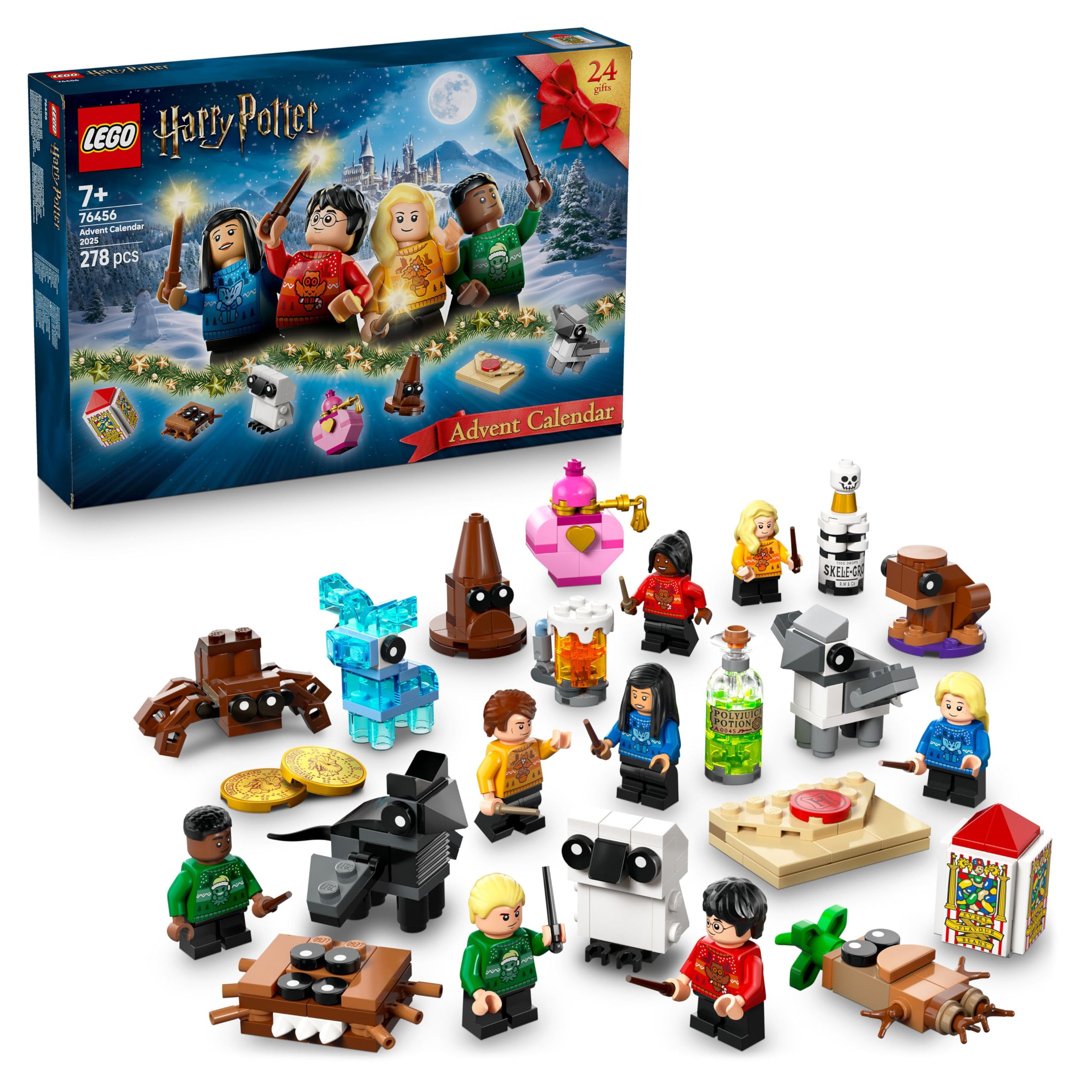 LEGO Harry Potter Adventskalender 2025 - Spielspezialität mit 24 Überraschungen - perfekt für Mädchen und Jungen ab 7 Ja