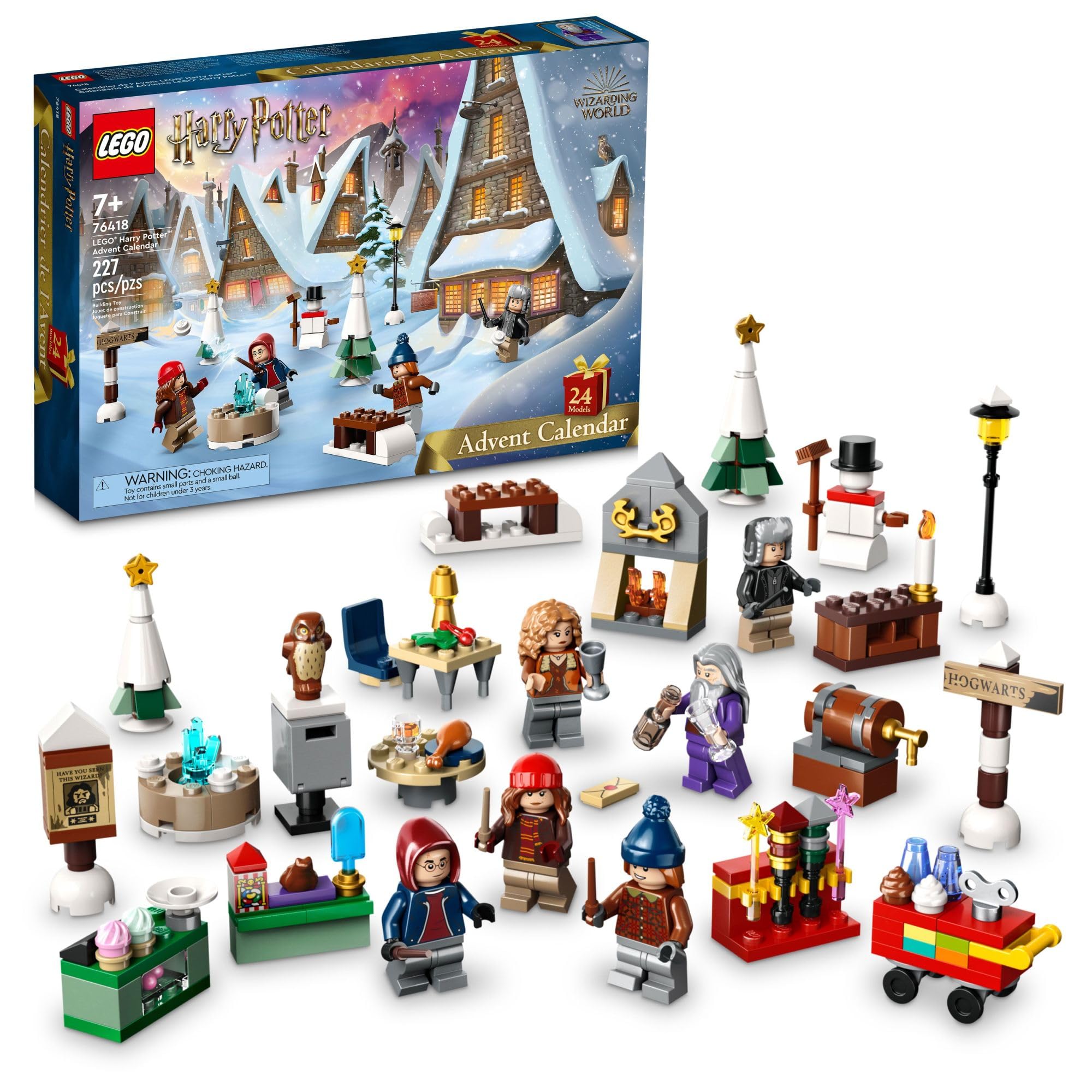 LEGO Harry Potter 76418 Adventskalender 2023 - Attraktiv für Fans -ideale Geschenke -Weihnachtsabenteuer in einem Set vo